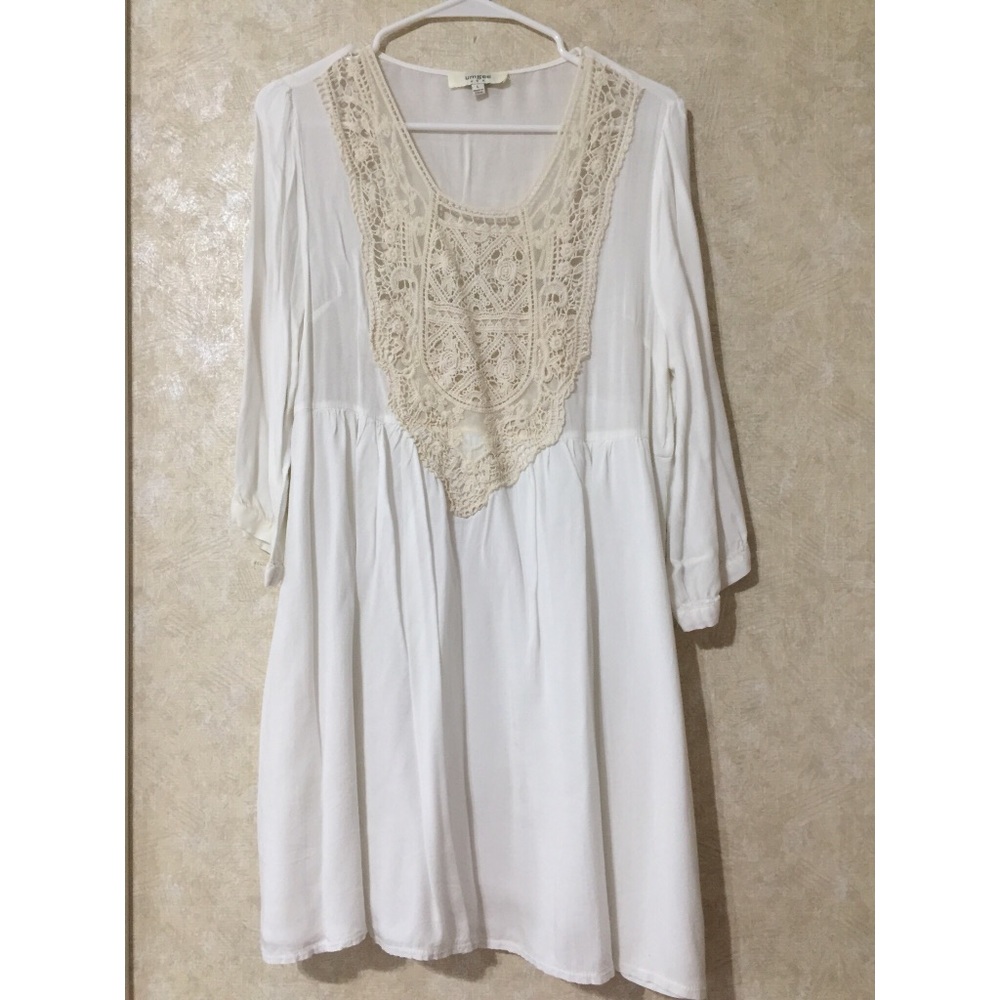 White hippy style dress - Picture 1 of 1